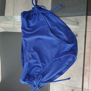 Kim Rogers blue bathing suit bottoms
